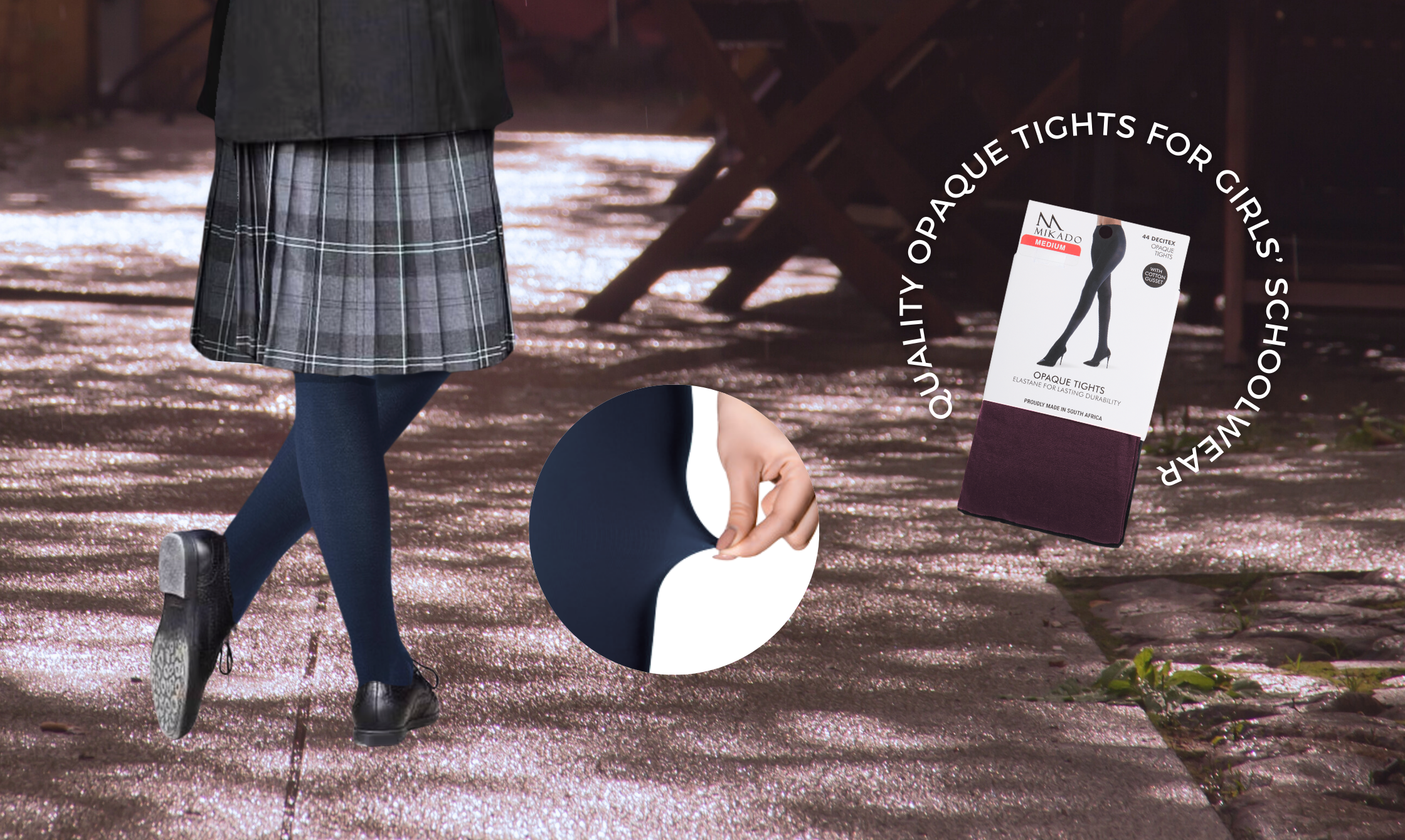 Mikado Girls School Tights