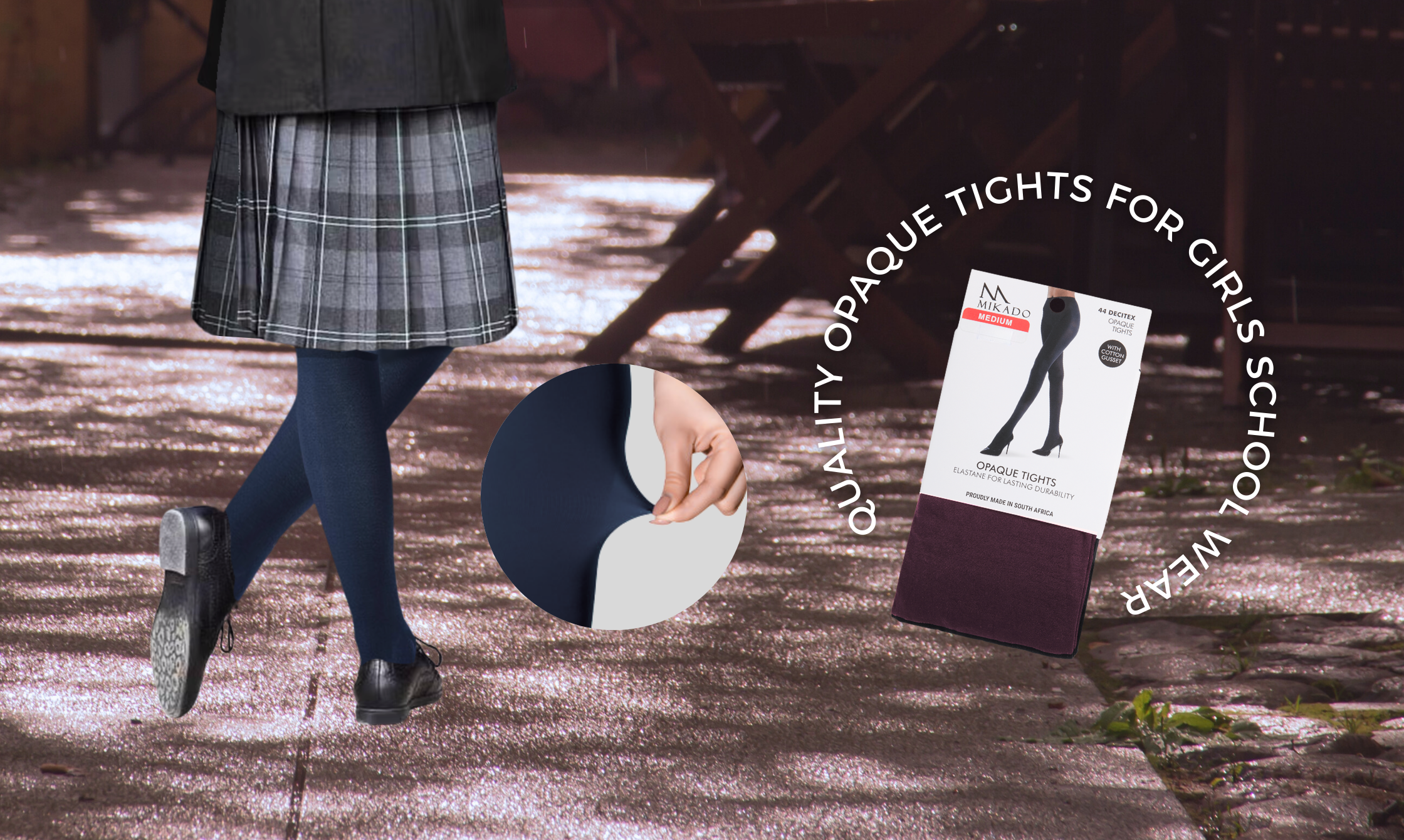 Mikado Girls School Tights